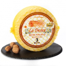 Queso Manchego La Desica | Semicurado 3 Meses | Entero 3 Kg