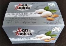 Almendras rellenas de almendra